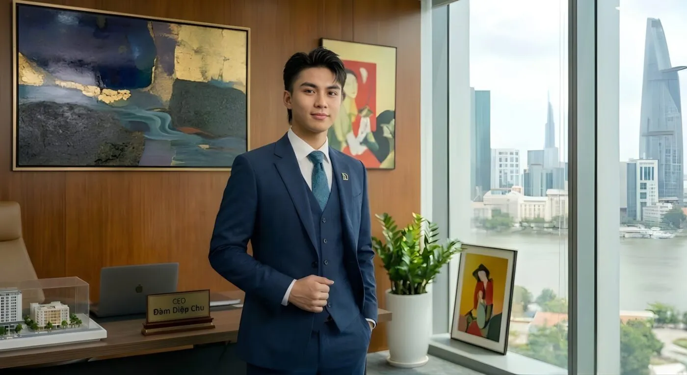 Khám phá chân dung CEO 789F - Đàm Diệp Chu, nhà lãnh đạo tài năng với tầm nhìn chiến lược đưa thương hiệu 789F dẫn đầu ngành iGaming bằng công nghệ và uy tín.