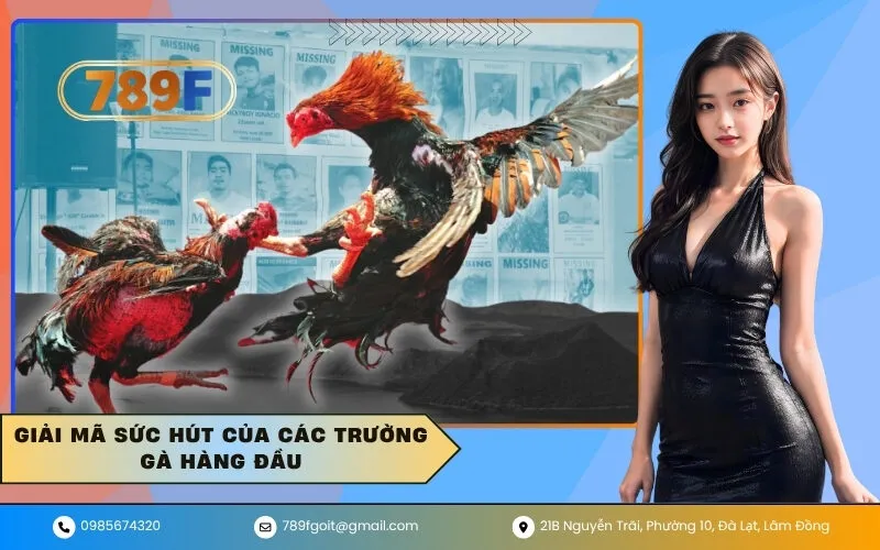 Giải mã sức hút của các trường gà hàng đầu