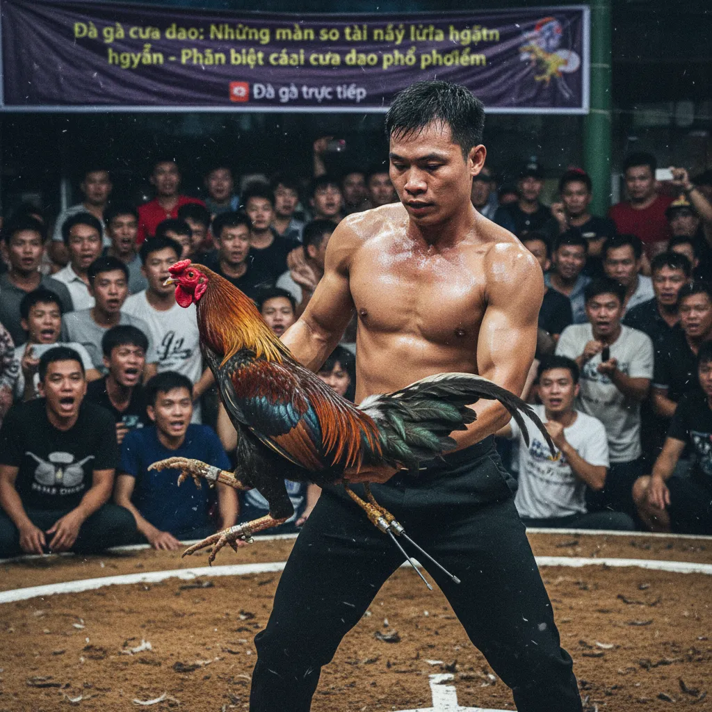 Một chiến kê dũng mãnh với tướng mạo oai phong