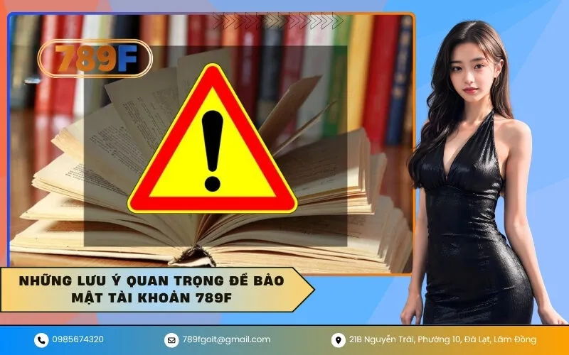 Những lưu ý quan trọng để bảo mật tài khoản 789F
